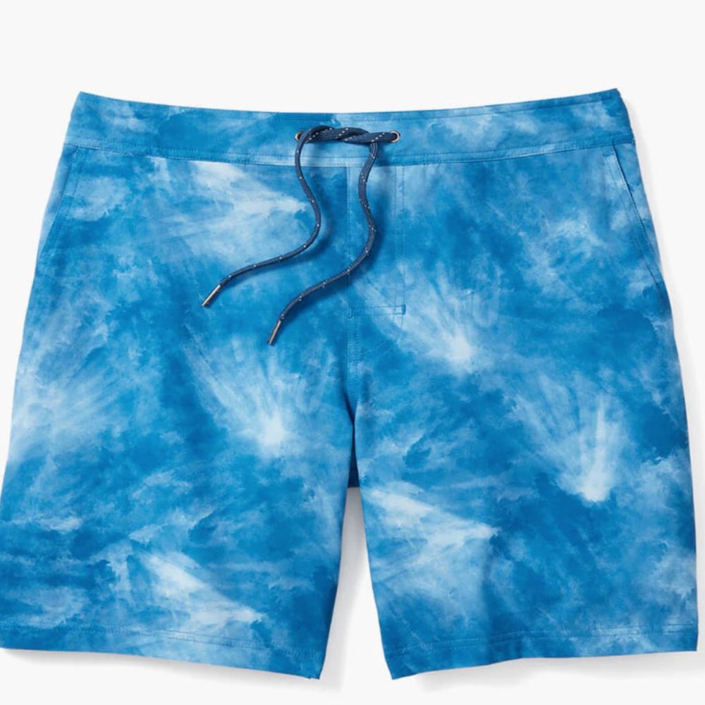 Fair Harbor Ozone swim short in Clark blue, size M